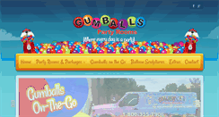 Desktop Screenshot of gumballspartyroom.com